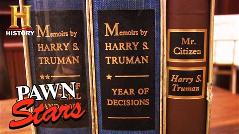 Pawn Stars Rebeccas Game Changing Cash For Harry Truman Signed Books
