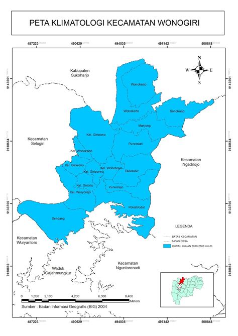 Peta drainase wilayah kabupaten wonogiri. Gambaran Umum Wilayah Studi : Kecamatan Wonogiri ~ Studio ...