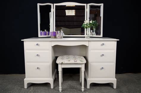 A white dressing table form the new england range. Stag 6 Drawer Dressing Table and Stool - Butterflies ...