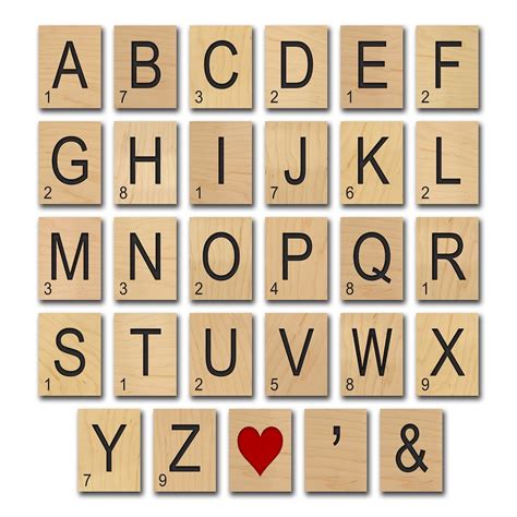 K Scrabble Letter Tiles Clip Art