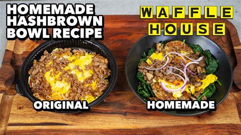 Reimagined Reduced Calorie Waffle House Hashbrown Bowl