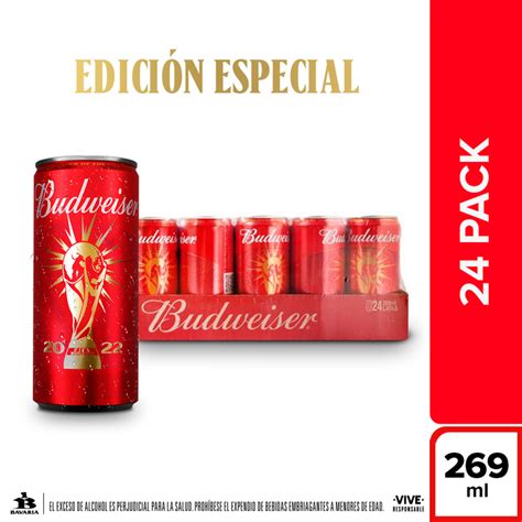 Cerveza Budweiser Lata 269ml X 24 A Domicilio Bogotá Colombia
