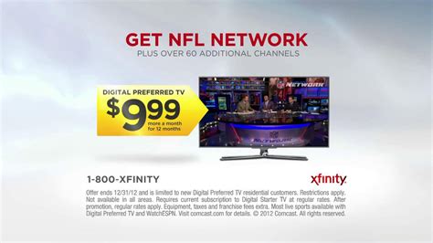 Only if you are at home.not available on the app as previously advertised. Xfinity TV NFL Network Commercial - iSpot.tv