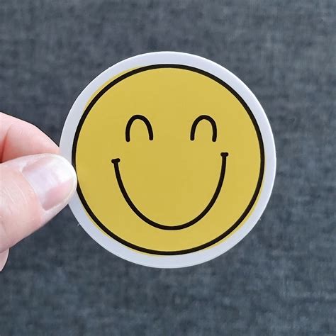 Happy Face Sticker Loopty Loo Designs