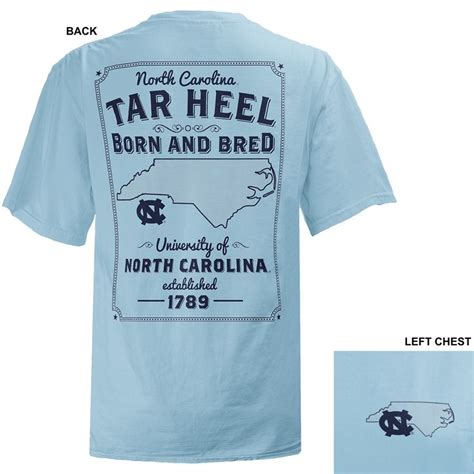 North Carolina Tar Heels Born And Bred T Cb By Pressbox Unc Tarheels Tar Heels Unc