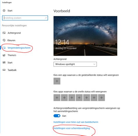 Windows 10 Schermbeveiliging Instellen Of Uitschakelen