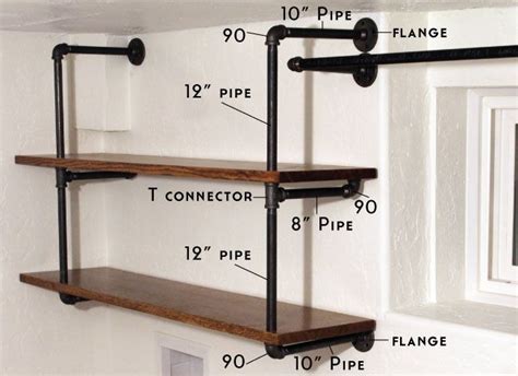 #industrialdesign #keeklamp #diy #pipefurniture #storage #shelves. DIY Industrial Pipe Shelving | BASEMENT REMODEL ...