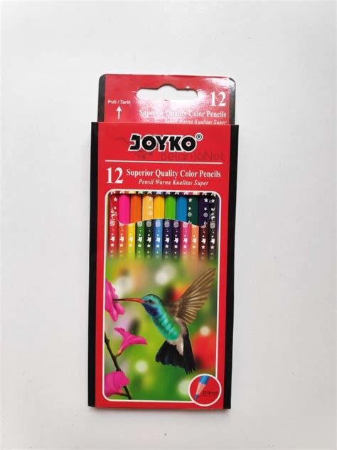 Jual Pensil Warna Color Pencil Superior Quality 12 Warna Joyko Cp 105