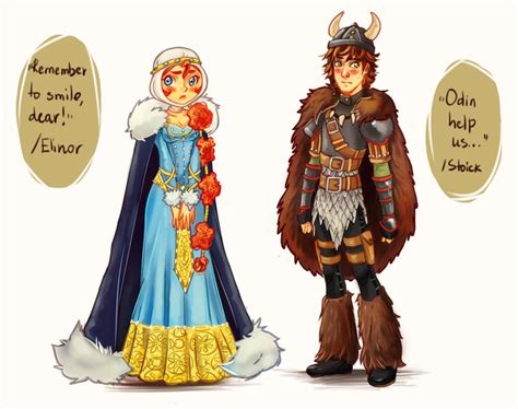 mericcup an ideal marriage merida and hiccup disney fan art how train your dragon