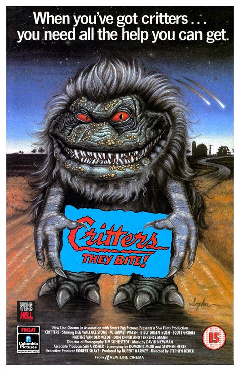 A group of small but vicious alien creatures called crites escape from an alien prison transport vessel and land near a small farm town on earth, pursued by two. #1119 Critters (1986) - I'm watching all the 80s movies ...