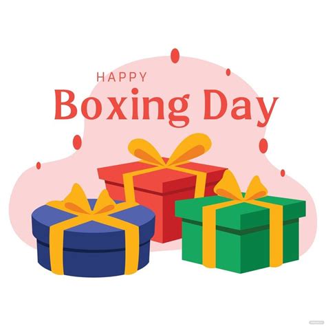 Happy Boxing Day Clipart In Eps Illustrator  Png Psd Svg