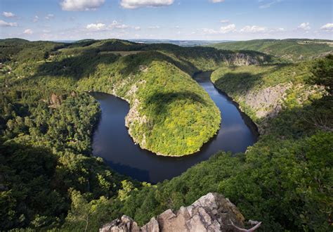 Aussichtspunkt Máj 〰 Fluss Vltava (Moldau)