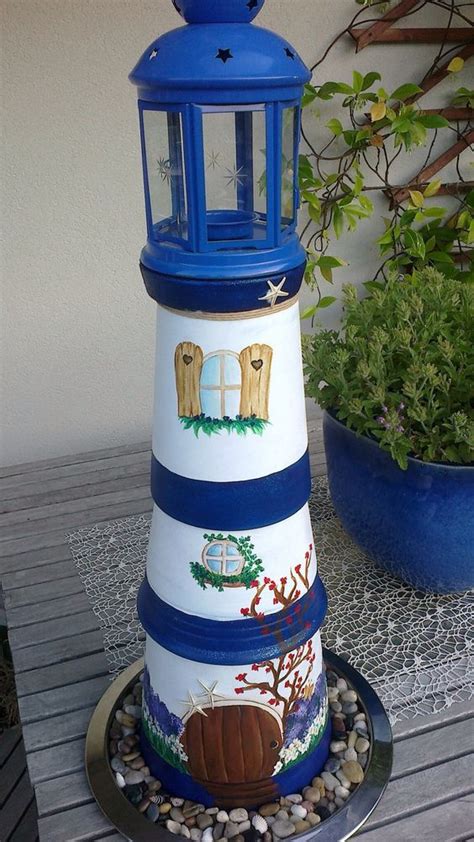 14 Clay Pot Lighthouse Ideas Page 10 Diys And Hacks