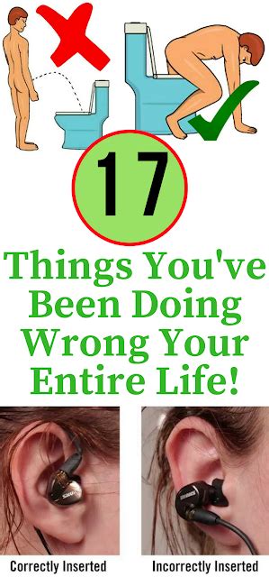 daily health advisor 17 things you ve been doing wrong your entire life