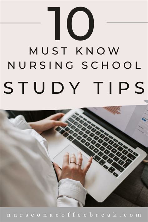 Top 10 Nursing School Study Tips Artofit