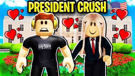 President Has A Crush On Me In Roblox Brookhaven 💖 Youtube