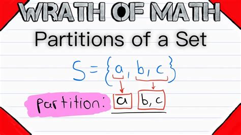 Partitions Of A Set Set Theory Youtube
