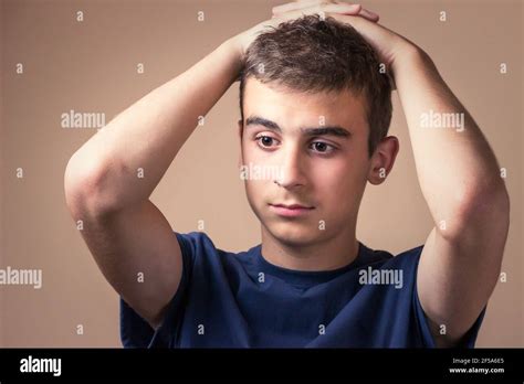 Holding Head Stress Hi Res Stock Photography And Images Alamy