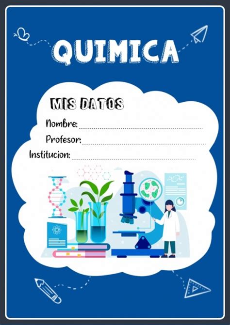 Portadas Para Cuadernos De Quimica 3 Hoy Imágenes