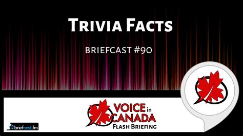 90 Trivia Facts Voice In Canada