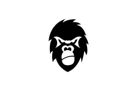 Gorilla Face Logo ~ Logo Templates ~ Creative Market