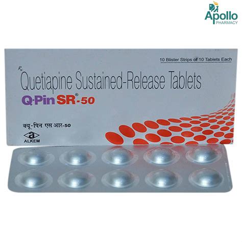 Qpin Sr 50 Tablet 10s Price Uses Side Effects Composition Apollo