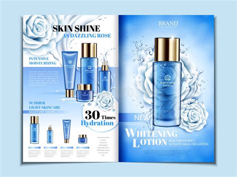 Cosmetic Brochure Design Stock Vector Illustration Of Design 95231211