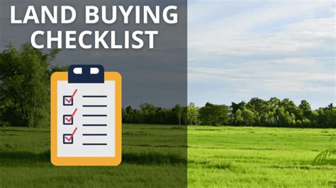 Land Buying Checklist 19 Things To Check When Buying Land
