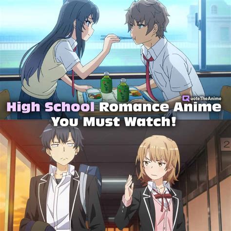 35 Sweetest High School Romance Anime