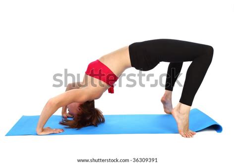 Young Woman Bending Over Backwards Stock Photo 36309391 Shutterstock