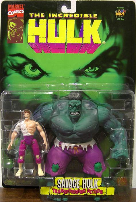 Savage Hulk With Transforming Action Figure Toy Biz