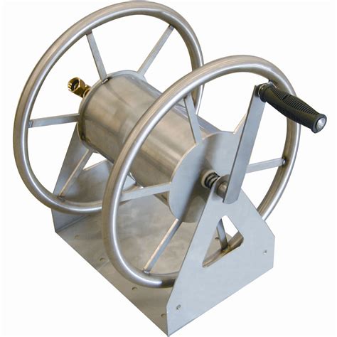 Liberty Hose Reel 3 In 1 Stainless Steel Lawn And Garden Watering