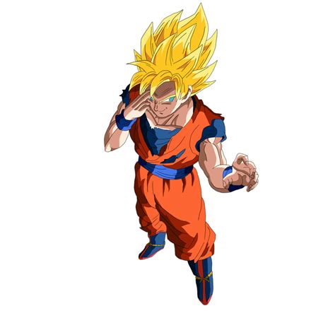 Super Sayian Goku Render By Gokuisoverrated On Deviantart Anime