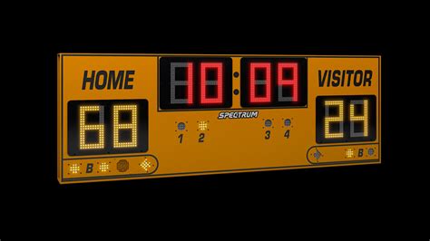 Multi Sport Indoor Scoreboards 65 Basketball Scoreboard For Sale