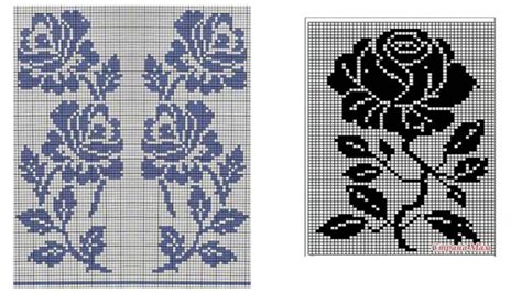 Rose Filet Crochet Pattern Mycrochetpattern