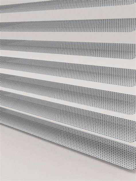 Perforated Silver Venetian Blind Blindsco