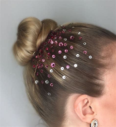 The Stella Burst Swarovski Crystal Ballroom Hairpiece Etsy Hair