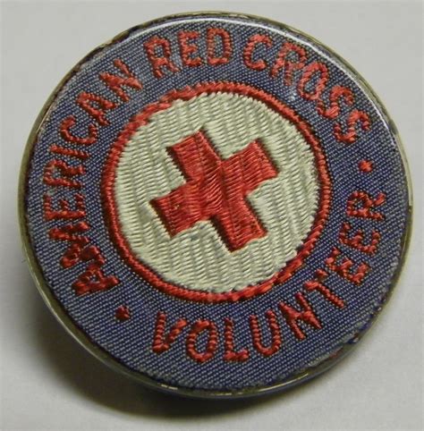 Sale American Red Cross Volunteer Pin World War Ii 1940s 1