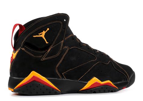 Achat Vente Air Jordan 7 Retro Noir Orange Rouge 304775 081