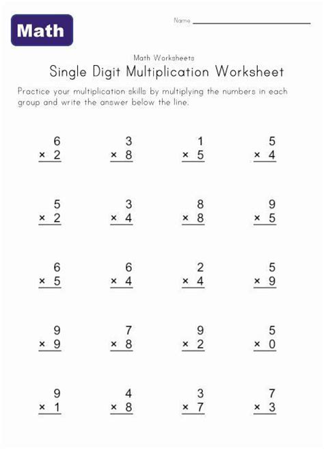 Image result for multiplication beginner | Multiplication worksheets