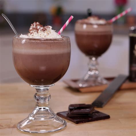 Frozen Hot Chocolate Recipe Video Popsugar Food