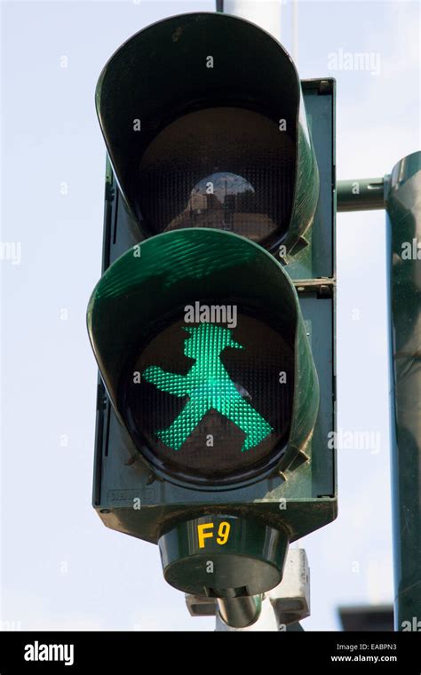 Green Man Traffic Light Pedestrian Stock Photos And Green Man Traffic