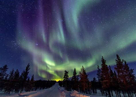 Northern Lights In Finnish Lapland Aurora Borealis Finland Etsy