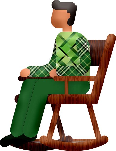 Sitting Man Chair Png Image Png All