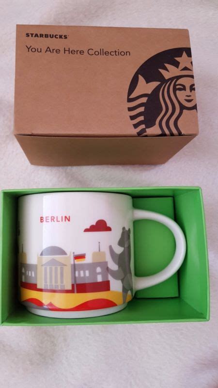 Starbucks Yah Berlin Germany City Mug Cup 14oz You Are Here Series New