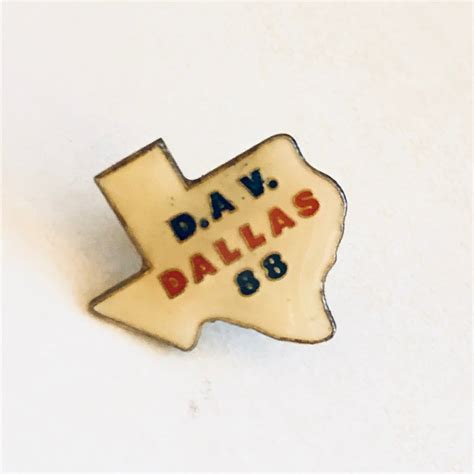 Vintage Dallas Texas Lapel Pin Lone Star Enamel Pin Etsy