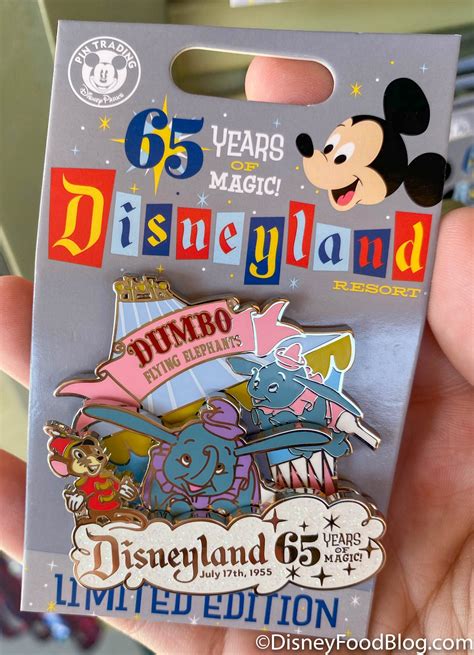Disneyland 65th Anniversary Marquee Pin
