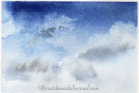 Watercolor Tutorial And Colors For Deep Blue Skies Scratchmadejournal
