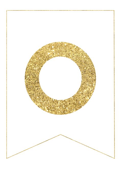 Gold Free Printable Banner Letters Paper Trail Design Free