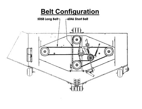 Swisher 60 Inch Pull Behind Mower Belt Diagram